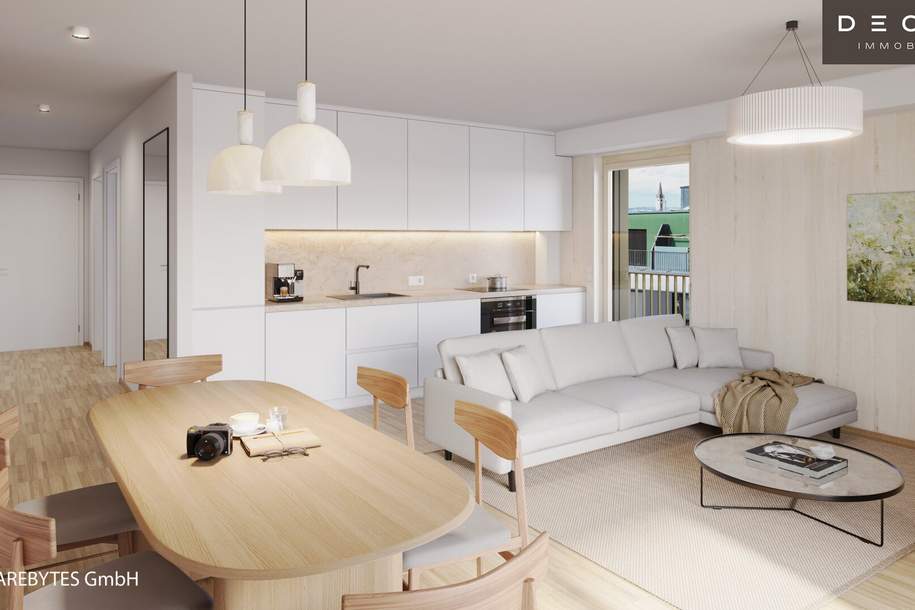 | NATÜRLICH DRAUSSEN | BAUFELD 14A | EIGENNUTZER | FERTIGSTELLUNG 2027 | VILLAGE IM DRITTEN, Wohnung-kauf, 374.000,€, 1030 Wien 3., Landstraße