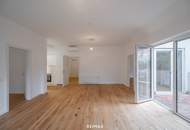 Sanierter Altbau mit modernem Neubau