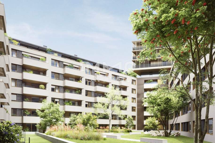 Provisionsfrei: Urbane Zweizimmer-Wohnung HAUPTBAHNHOF, Wohnung-kauf, 330.000,€, 1100 Wien 10., Favoriten