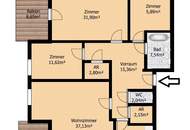 Großzügige 4 Zimmer Wohnung in Grünruhelage inkl. Garagenstellplatz