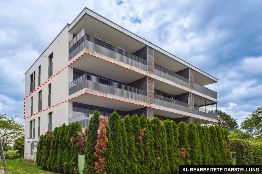 Attraktive 3-Zimmer-Mietwohnung in bester Lage von Lauterach, Wohnung-miete, 1.470,39,€, 6923 Bregenz