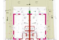 BAUBEGINN ERFOLGT! NUR NOCH 2 HÄUSER VERFÜGBAR. EXKLUSIVES DOPPELHAUSPROJEKT. 5 ZIMMER. ZIEGELHAUS MIT KELLER, BALKON, TERRASSE, CARPORT.