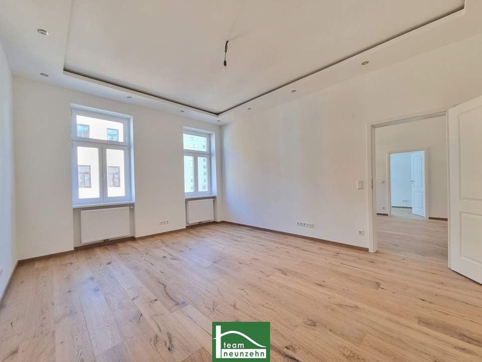 Elegantes Wohnen auf 3 Zimmer im sanierten Altbau - Charmante Details für ihr Wohlbefinden - Nahe U3 Hütteldorfer Straße