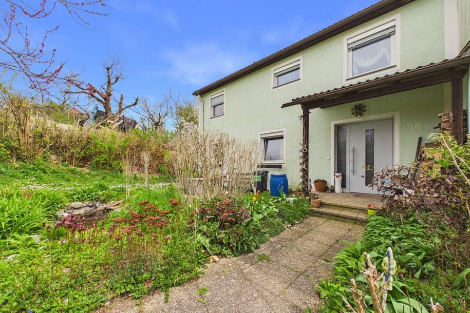 SCHWERTBERG: ECKREIHENHAUS (teilunterkellert) mit ca. 129,71 m² Wohnfläche, Grundstück 397 m² + Garage, Haus-kauf, 249.000,€, 4311 Perg