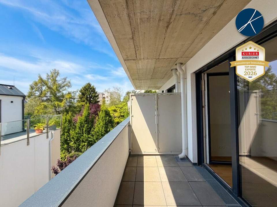 Erstbezug: Helle 3-Zimmer Wohnung mit zwei Balkonen