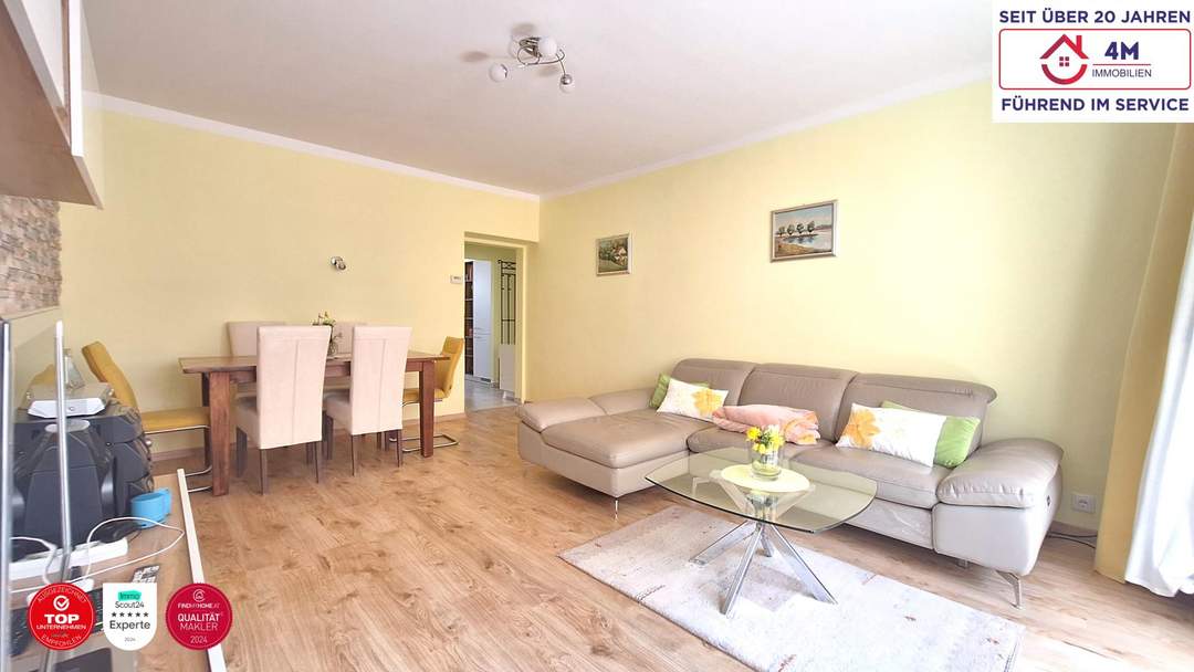 🔑 Zentral begehbare 3-Zimmer Wohnung mit Loggia im Neubau ☀️