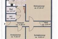 Sonnige 3-Zimmerwohnung am Spitalberg zu vermieten