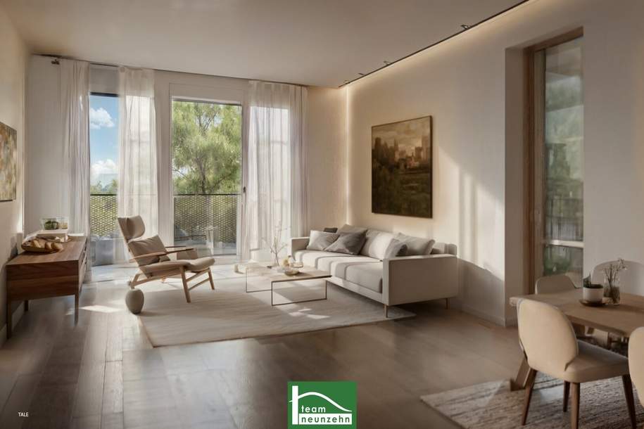 FLORIANI – Quartier am Tullnerfeld - 2 Zimmer mit West Balkon - Hochwertig ausgestattet - Bahnhof in der Nähe, Wohnung-kauf, 235.000,€, 3441 Tulln