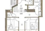 Dachgeschoss-Maisonette mit großer Dachterrasse und moderner Wohnküche
