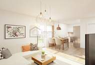 Seniorenwohnungen mit +PLUS+ in wunderbarer Grünruhelage / Top 2 - 1.OG - 81 m² - 3 Zimmer – Balkon - Garten - Garage / Bezug 2026