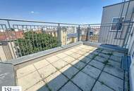 Eine Dachterrasse der Sonderklasse - Lichtdurchflutete 3-Zimmer-DG-Wohnung - in ruhiger Seitenstraße des 12. Bezirks
