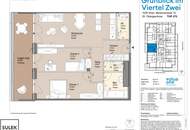 20. Etage | 3 Zimmer Erstbezug | 19 m² Loggia | Pool, Fitness & Spa