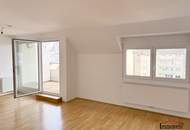 HOFSEITIG - Schöne 4-Zimmerdachgeschosswohnung mit Terrasse und Klimaanlage!