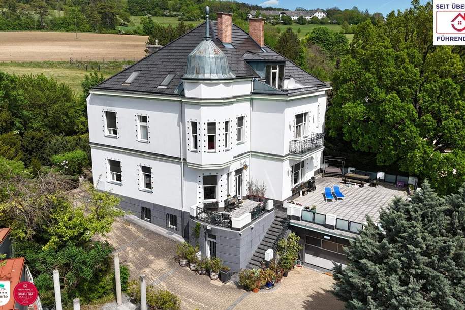 RARITÄT AM IMMOBILIENMARKT – JUGENDSTIL IN PERFEKTION auf 1759 m² Eigengrund, Haus-kauf, 1.370.000,€, 2560 Baden