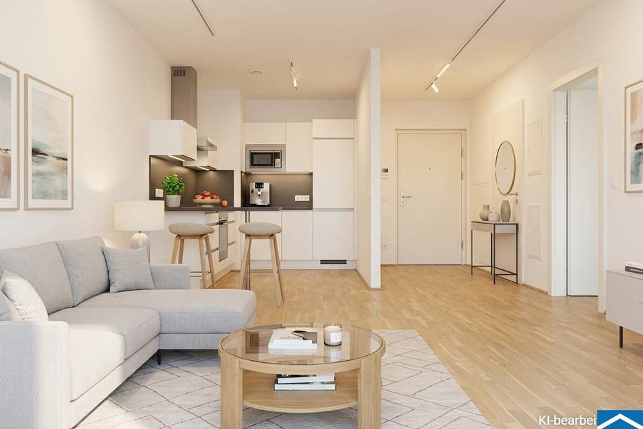 MODERN. ZENTRAL. KOMFORTABEL. 2-Zimmer-City-Wohnung mit Südwestbalkon!, Wohnung-kauf, 360.000,€, 4020 Linz(Stadt)