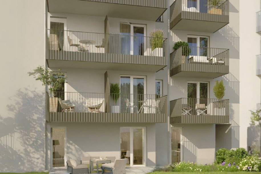 Aktionspreis bis Baustart - Kompakte 3 Zimmer Gartenwohnung, Wohnung-kauf, 283.400,€, 8010 Graz(Stadt)