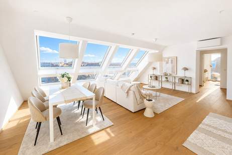 Exklusive Dachgeschoßresidenz mit 75 m² Freiflächen über den Dächern Wiens, Wohnung-kauf, 1.090.800,€, 1120 Wien 12., Meidling