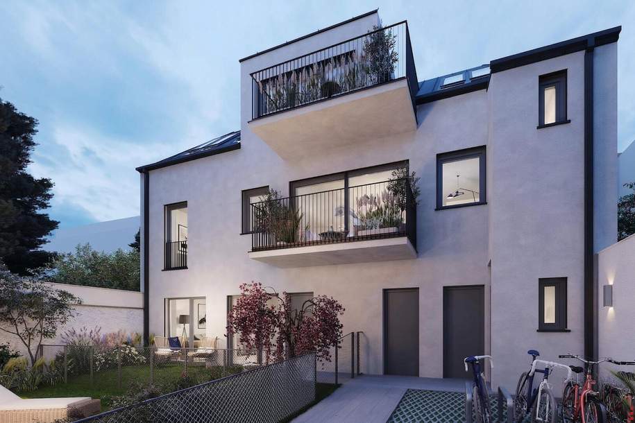 TOWNHOUSE APARTMENT | Erstbezug mit 2 Zimmern & Balkon in Hofruhelage, Wohnung-kauf, 300.000,€, 1210 Wien 21., Floridsdorf