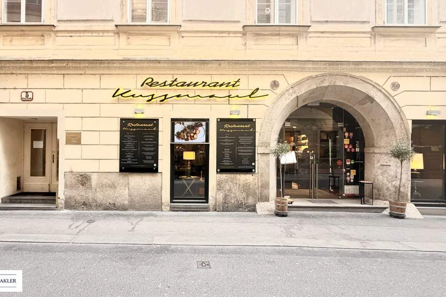 Betongold: Attraktives Gastro-Investment in Wiener Bestlage, Gewerbeobjekt-kauf, 4.167.276,€, 1010 Wien 1., Innere Stadt