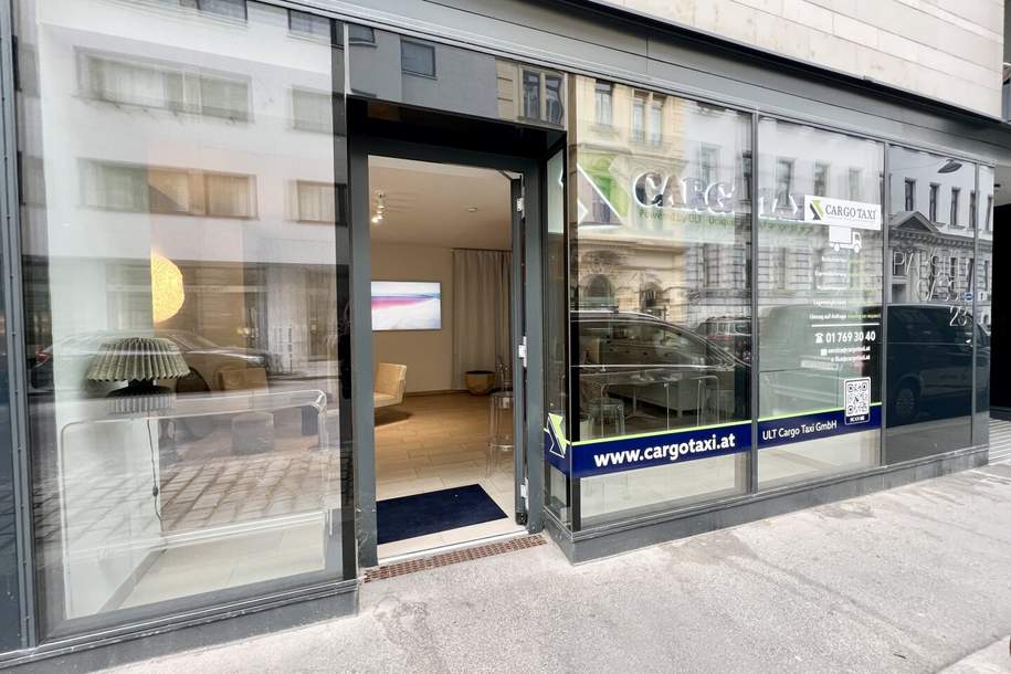 Exklusives Büro mit Glasfront – Modern und sofort verfügbar, Gewerbeobjekt-miete, 1.278,72,€, 1080 Wien 8., Josefstadt