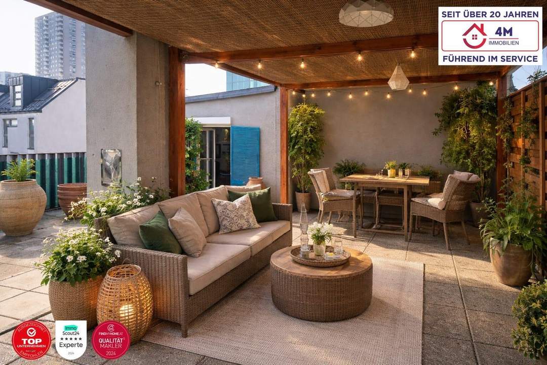 Luxuriöse Maisonette in 1100 Wien Montelaa: 5 Zimmer,2 Balkone,! Terrasse- Ihr Traumzuhause