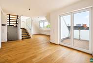 Exklusive Dachgeschoss-Maisonette mit zwei Terrassen und Blick über Wien – Nähe Schönbrunn