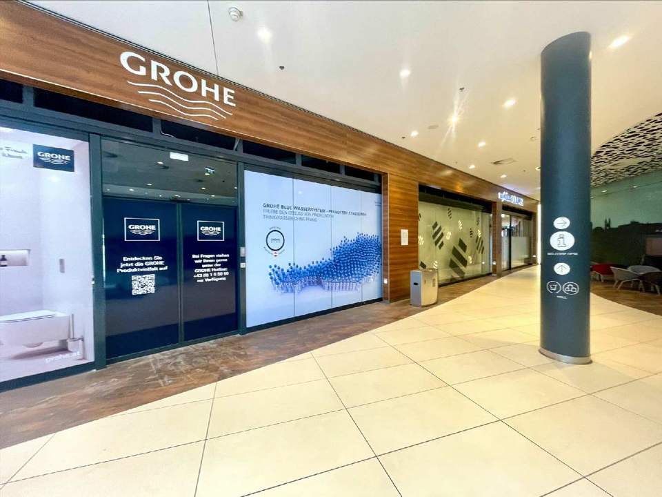 Geschäftslokal im Twin Tower am Wienerberg zu mieten - ehem. ’Grohe’ Showroom