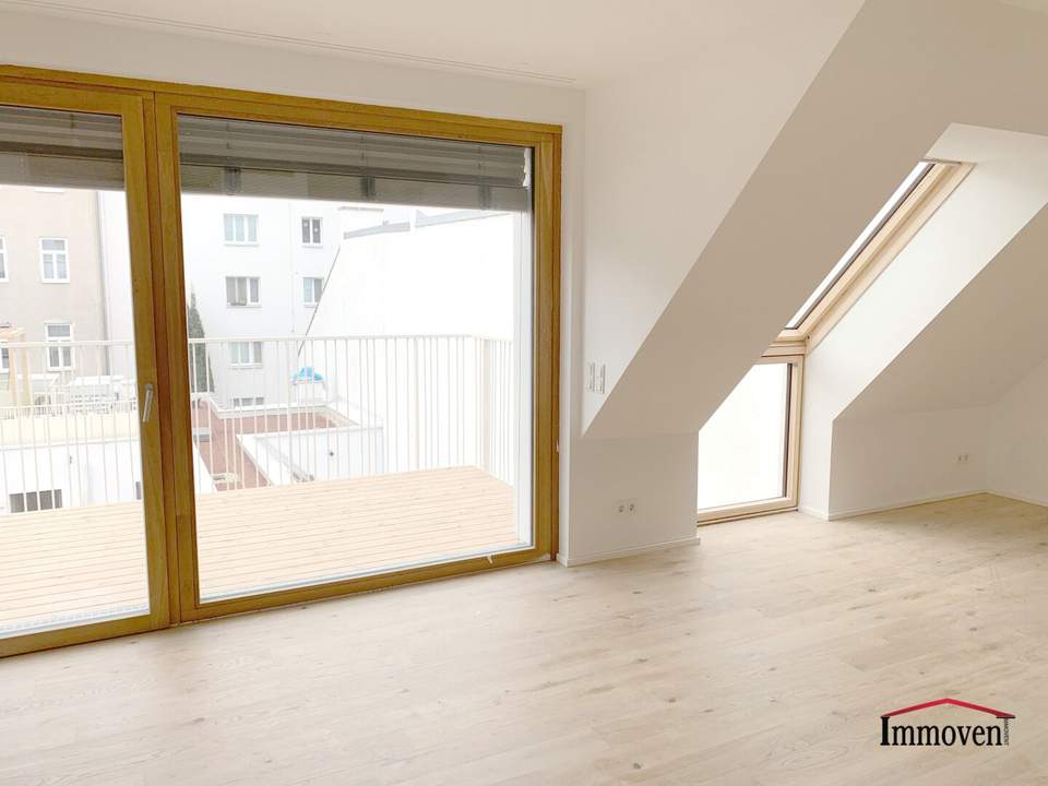 TOPLAGE und ERSTBEZUG: Hofseitige, moderne 2-Zimmerwohnung mit Balkon! Besichtigung ab Februar 2025 möglich!