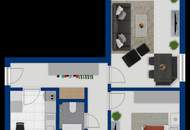 Wohnen im Grünen – 2-Zimmer-Eigentumswohnung mit Loggia