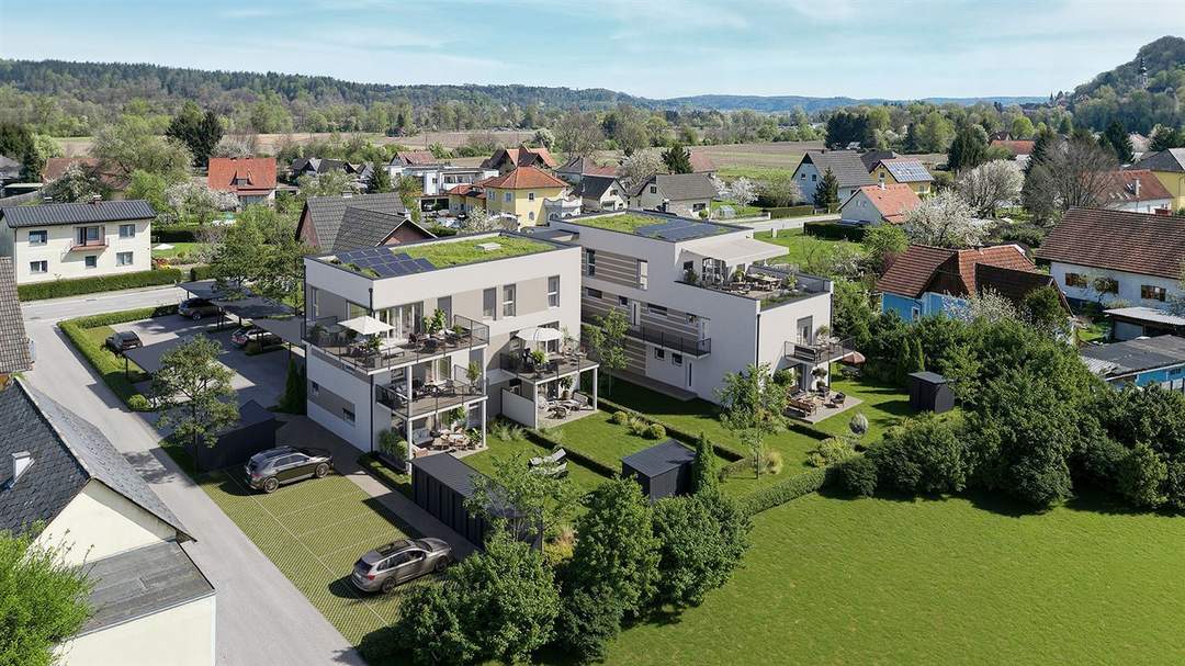 ECKWOHNUNG mit großem Balkon in Grünruhelage mit herrlicher unverbauter Aussicht! Zentrale Lage! Nur 20 km südlich von Graz!