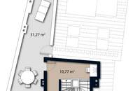 Wo Aussicht zuhause ist! Exklusive Dachgeschosswohnung auf 3 Ebenen mit 2 Terrassen und Garagenplatz im Botschaftsviertel.