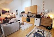 NASCHMARKT-NÄHE, 47 m2 Dachgeschoss mit Terrasse, 2 Zimmer, Komplettküche, Wannenbad, Parketten, Eggerthgasse