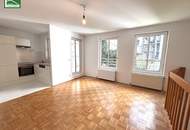 Maisonette mit Loggia &amp; Terrasse – 4 Zimmer mit Gartenmitbenutzung und Tiefgarage in 1180 Wien