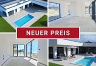 NEUER PREIS Exklusiver Wohntraum – Neubau-Bungalow mit Pool &amp; Doppelgarage - Erstbezug