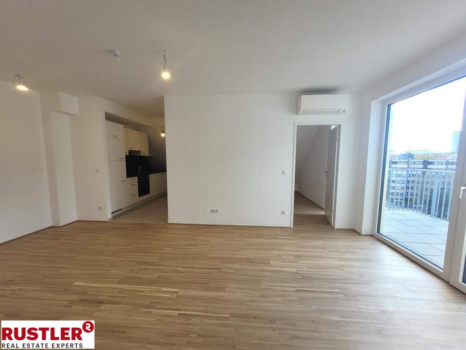 Modernes Wohnen über den Dächern von Favoriten