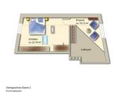 Exklusive 5-Zimmer-Maisonette mit Galerie und Balkon in zentraler Lage