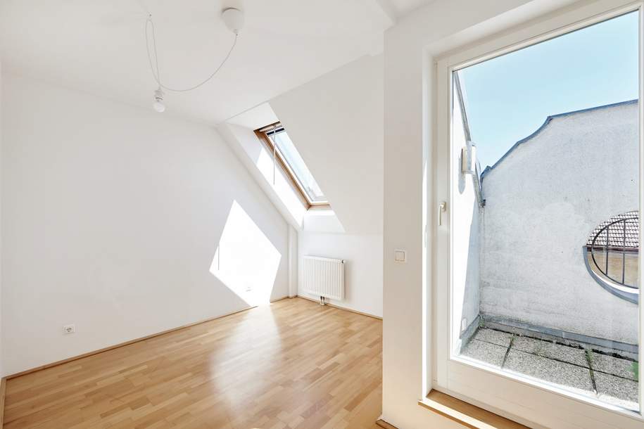 Herrliche 2-Zimmer-Dachgeschosswohnung mit Terrasse - Nähe U3 Hütteldorfer Straße!, Wohnung-kauf, 249.000,€, 1140 Wien 14., Penzing