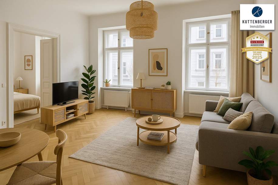 Garten &amp; Veranda! Schöne Altbauwohnung im Herzen von Krems, Wohnung-miete, 1.070,00,€, 3500 Krems an der Donau(Stadt)