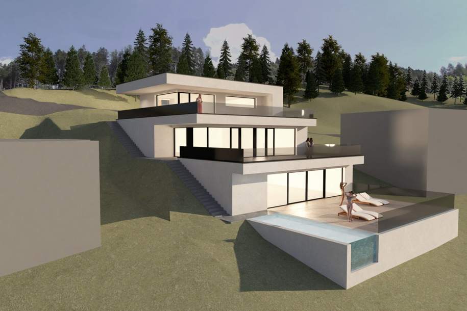 Exklusives Baugrundstück mit geplantem Einfamilienhausprojekt in Pfarrwerfen, Grund und Boden-kauf, 2.400.000,€, 5452 Sankt Johann im Pongau