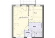 Sonnige, barrierefreie Wohnung mit Balkon, inklusive Stellplatz in der Garage, inkl. Küche- Nähe Bhf. Brunn am Gebirge
