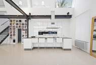 Urban Living Deluxe - 5-Zimmer Atelierwohnung im New York Loft-Stil mit Weinkeller, Terrasse & Garage