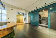 Topmodernes, loftartiges Open Space Büro auf zwei Ebenen mit Terrasse im Telegraf 7 zu mieten