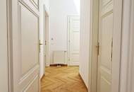 GONZAGAGASSE, BÖRSE-NÄHE, klimatisiertes 122 m2 Dachgeschoss mit 8 m2 Terrasse, 3 Zimmer, Komplettküche, 2 Bäder, Parketten
