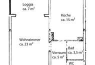 HTL Mödling -1,5 Zimmer-Wohnung mit Loggia