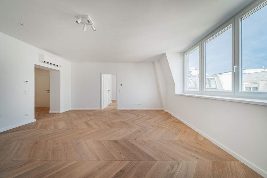 Luxuriöses Wohnen über den Dächern Wiens - Elegante 2 Zimmer Dachgeschoß-Wohnung, Wohnung-kauf, 650.000,€, 1040 Wien 4., Wieden