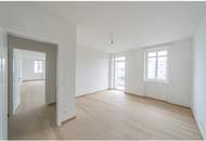 Modern gestaltete Altbauwohnung mit großzügigem Wohnbereich und südseitigen Außenflächen