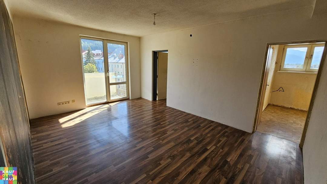 ERSTBEZUG NACH SANIERUNG! 3-Zimmerwohnung mit Balkon in Zentrumsnähe von Judenburg