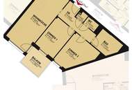 Erstbezug mit Klimaanlage – Helle 3-Zimmer-Wohnung im 4. Stock, Ihr Zuhause nahe der Alten Donau