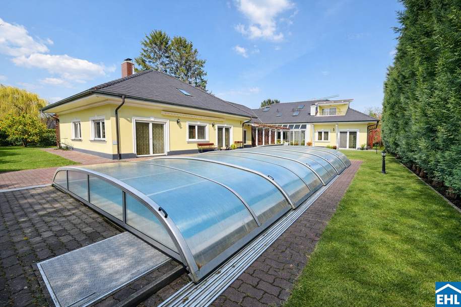 Exklusive Luxusvilla mit großzügigem Garten, Pool und beeindruckender Wohnfläche, Haus-kauf, 2.020.000,€, 1220 Wien 22., Donaustadt