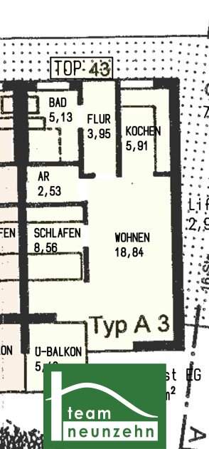 2-Zimmer Wohnungen. Aktuell FREI mit bis zu 4% Rendite, Top 43